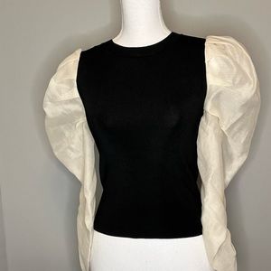 Zara puff sleeve sweater